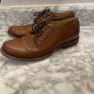 Frye John Addison Brown Leather Oxford Dress Men's Sz 8.5 D Shoes